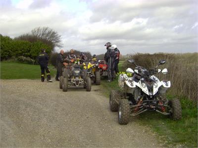 Southern ATV Club on an Easter road trip to Eastbourne.