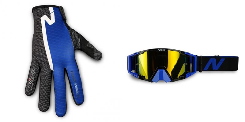 Nitro goggles and gloves