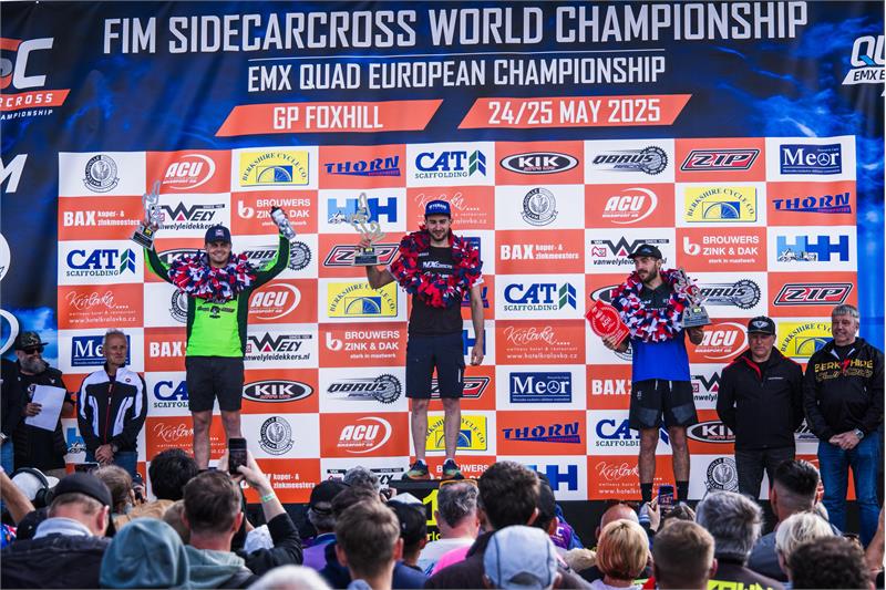 EMX R2 Foxhill podium