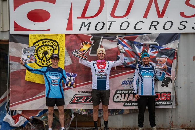 British 2025 Quadcross podium