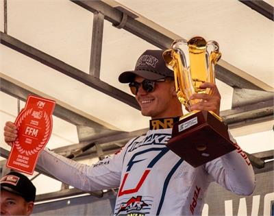 Harry EMX podium