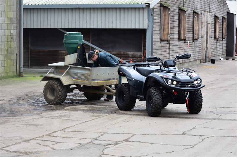 TGB £500 promo 520SL with trailer